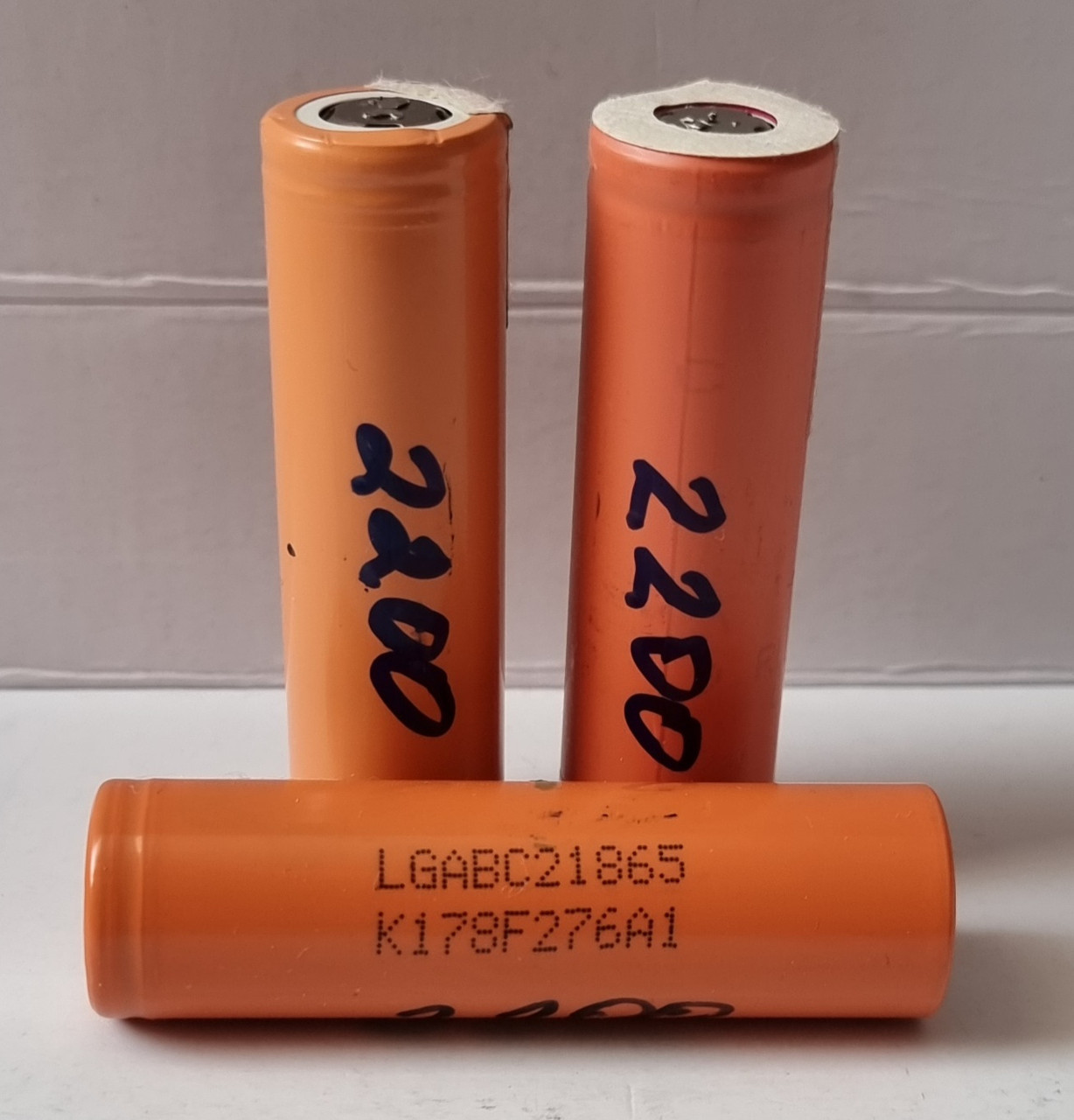Аккумулятор Liion 18650 / 3.7 V / 2200 mAh / б/у реальная емкость