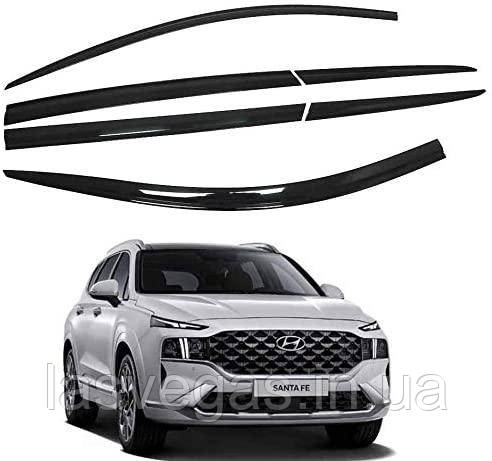 Вітровики, дефлектори вікон Hyundai Santa FE 2020- (Autoclover/Корея) D993