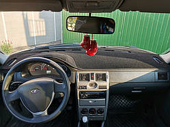 Накидка на панель приладів ВАЗ LADA Priora 1 пок. 2007-2013 чохол/накидка на торпеду авто Лада Пріора