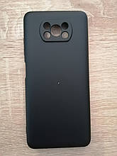 Чехол для Xiaomi Mi 10T Lite / Poco X3 / Poco X3 Pro Silicone Cover Black