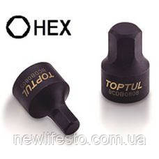 Головка HEX 6mm 1/4" (цілісна)