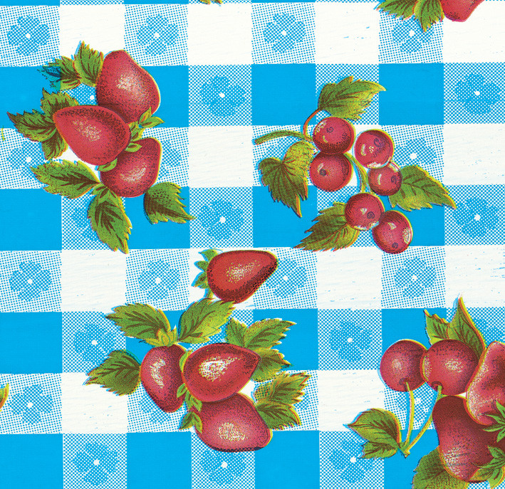 Тонка клейонка на стіл Декор з малюнком фрукти