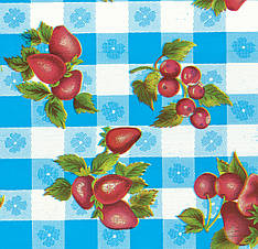 Тонка клейонка на стіл Декор з малюнком фрукти