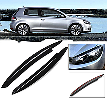 Реснички на фар Volkswagen Golf 6
