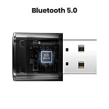 Bluetooth-адаптер UGREEN USB Bluetooth 5.0 передавач для комп'ютера, ноутбука Black US390, фото 3