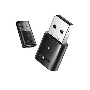 Bluetooth-адаптер UGREEN USB Bluetooth 5.0 передавач для комп'ютера, ноутбука Black US390