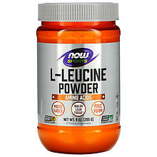 L-Лейцин NOW Foods, Sports "L-Leucine Powder" у порошку (255 г)