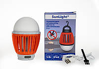 Аккумуляторный уничтожитель насекомых + LED лампа 5W