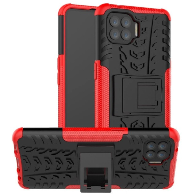 Чохол Armor для Oppo Reno 4 Lite Протиударний Червоний, фото 1