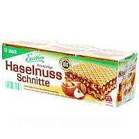 Вафлі Excelsior Kokos Schnitte knusprige з горіхом 250 г. 12 шт.
