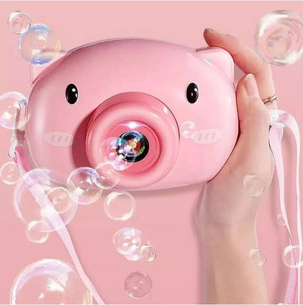 Дитячий апарат для мильних бульбашок BUBBLE CAMERA, фото 2