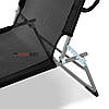 Лежак з козирком Homart SCB-001 чорний (9398), фото 3
