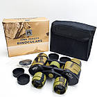 Бінокль польовий прогумований із чохлом 8X Baigish W10 8x40 Камуфляжний, фото 2