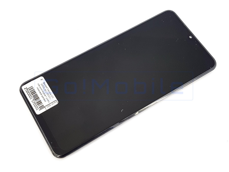 Дисплей Samsung A02 (A022), M12 (M127) з сенсором чорний + рамка сервісний оригінал - фото 1 - id-p1446414675