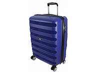 Міцна і надійна дорожня валіза на колесах з замком TSA RGL PP1 Малий, Темно-синій