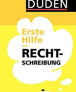 Erste Hilfe - Rechtschreibung