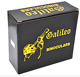 Бінокль компактний оптичний із чохлом 8X40 Galileo W7 Чорний, фото 3