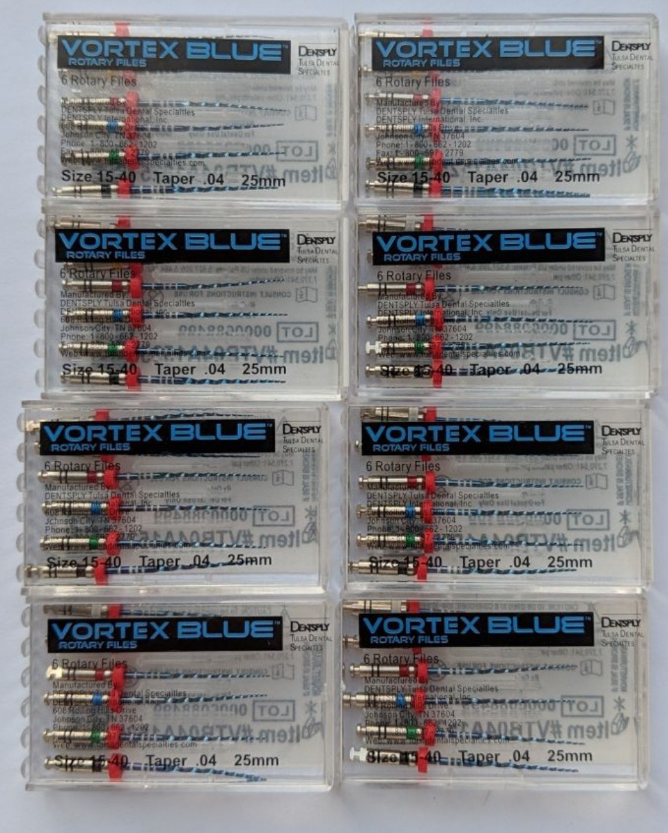 Vortex Blue Зелені Dentsply 6шт/пач.