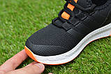 Дитячі кросівки аналог adidas Runfalcon Black Orang адідас ран фалкон чорний оранжевий 32-33, фото 3