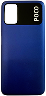 Задняя крышка Xiaomi Poco M3 синяя Cool Blue оригинал