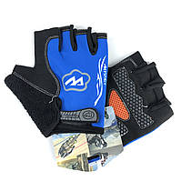 Рукавички Myspace без пальців синій