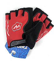 Рукавички Myspace без пальців червоний