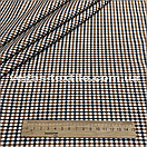 Костюмна (брючна) тканина Шотландка карта Коричневий з бежевим, фото 2