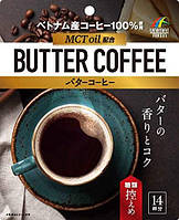 UNIMAT RIKEN Butter Coffee Растворимый кето-кофе для похудения, 70 г, 14 чашек кофе