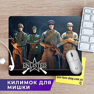 Килимок для мишки 30*20 см  Enlisted "Brave Soldiers"