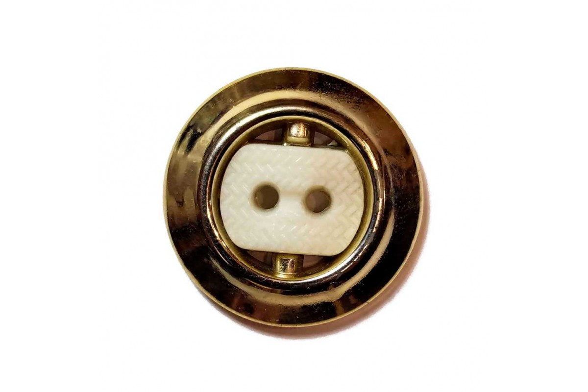 Ґудзик на два удари 22 мм No128 (z), фото 1