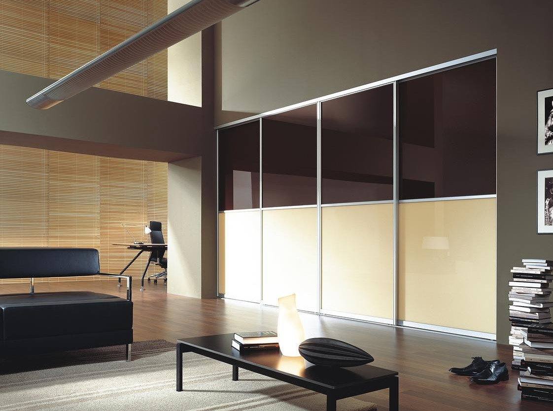 Шафа купе на замовлення Premium скло Lacobel