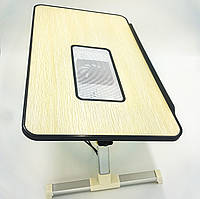 Столик для ноутбука трансформер подставка охлаждающая с кулером 52x30см UKC E-Table A8! наилучший