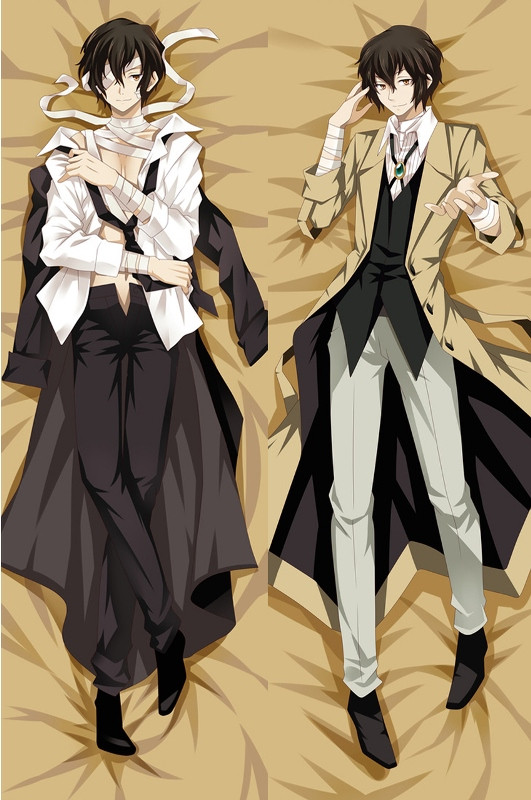 Дакімакура 150х 50 см Дазай Великий із Бродячих Псів Bungo Stray Dogs Dazai Osamu подушка обіймашка