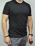 Швидковисихаюча футболка чорна Coolmax, фото 2