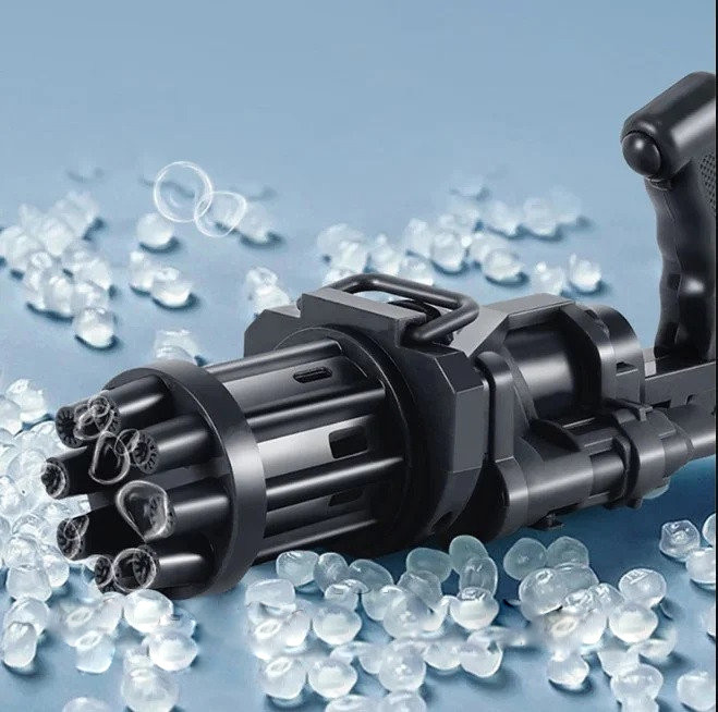 Кулемет для мильних бульбашок дитячий BUBBLE GUN BLASTER LY108 / Машинка — генератор для мильних бульбашок ОПТ