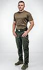 🔥 Тактичні штани-штани "Conquistador" (олива) штани, нацгвардії, всу, мілітарі, бойові, карго, фото 4
