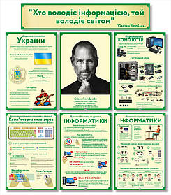 Комплект cтендів 01 в Кабінет Інформатики, всього 7шт