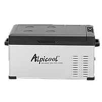 Компресорний автохолодильник Alpicool C25 (25 літрів). Охолодження до -20℃. Живлення 12, 24, 220 вольт., фото 5
