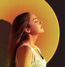 Металевий проєкційний світильник заходу та світанку SUNSET LAMP RGB з пультом ОПТ, фото 3