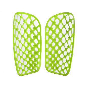 Щитки футбольні FB-671, blue| lime| orangeyellow, Розмір (EU) — M