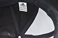Бейсболка Art cap Adidas 55-61 см чорна (0919-560), фото 2