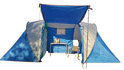 2 окремих намети з тамбуром 4 місна для кемпінгу