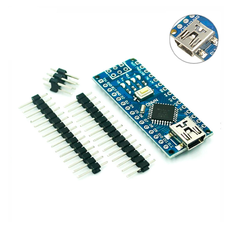 Arduino Nano V 3.0 (Мікроконтролер нано) роз'єм Mini USB