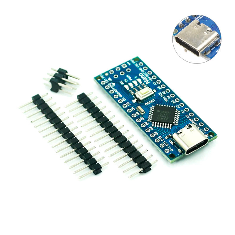 Контролер Arduino Nano V 3.0 роз'єм TYPE-C USB