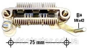 Діодний міст MAZDA 323, FAMILIA, MITSUBISHI CHARIOT, DELICA, EXPRESS, GALANT, L200, L300, MONTERO, NIMBUS