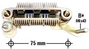 Діодний міст MAZDA 323, FAMILIA, MITSUBISHI CHARIOT, DELICA, EXPRESS, GALANT, L200, L300, MONTERO, NIMBUS