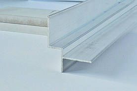 Алюмінієвий профіль тіньового шва 12.5мм без покриття 2700мм