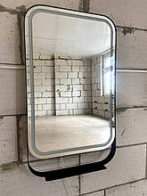 Дзеркало LOFT в овальній рамі з LED-підсвічуванням