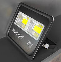 Светодиодный прожектор 100W. 6500K, COB, "SunLight"