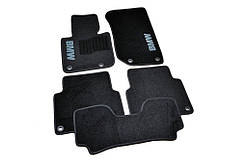 Ворсові килимки в салон Avtm для BMW 3 Е36 1990-1998 Автокилимки в салон Автм на БМВ 3-ї серії Е36 седан 5 шт.